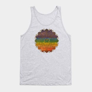 Rainbow Mandala with Lotus Flower 2 Tank Top